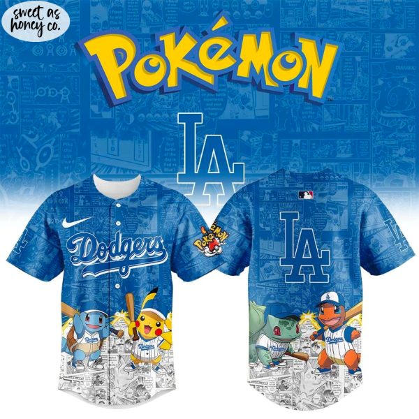 Los Angeles Dodgers x Pokémon Limited Edition 2025 Baseball Jersey