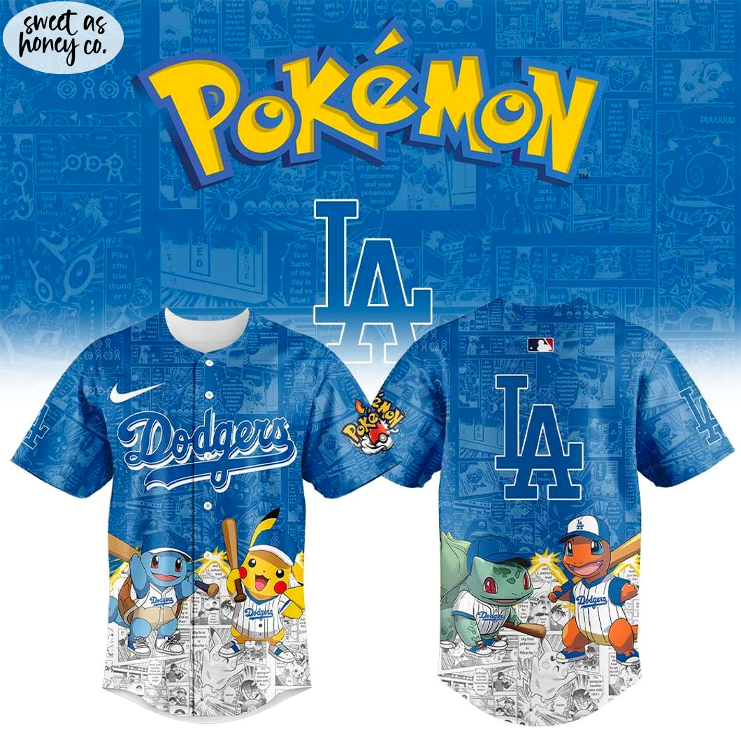 Los Angeles Dodgers x Pokémon Limited Edition 2025 Baseball Jersey Los Angeles Dodgers x Pokémon Limited Edition 2025 Baseball Jersey