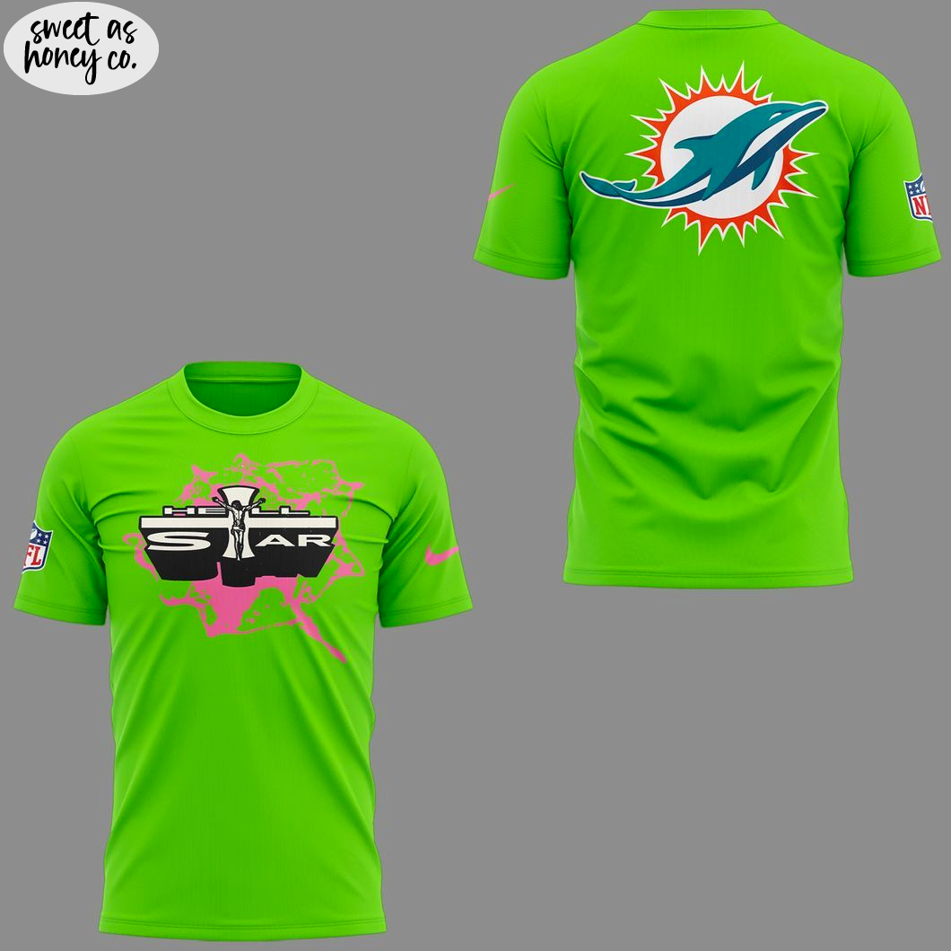 Miami Dolphins 2025 New Green Special 3D T-Shirt Miami Dolphins 2025 New Green Special 3D T-Shirt