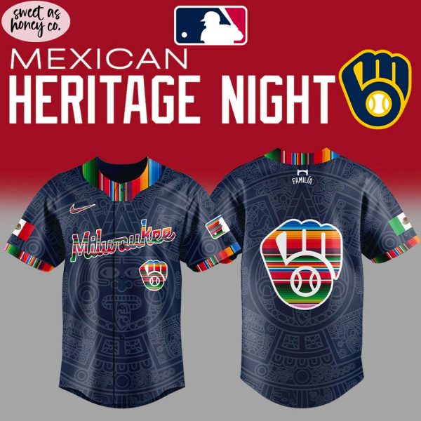 Milwaukee Brewers Mexican Heritage Month 2025 Jersey