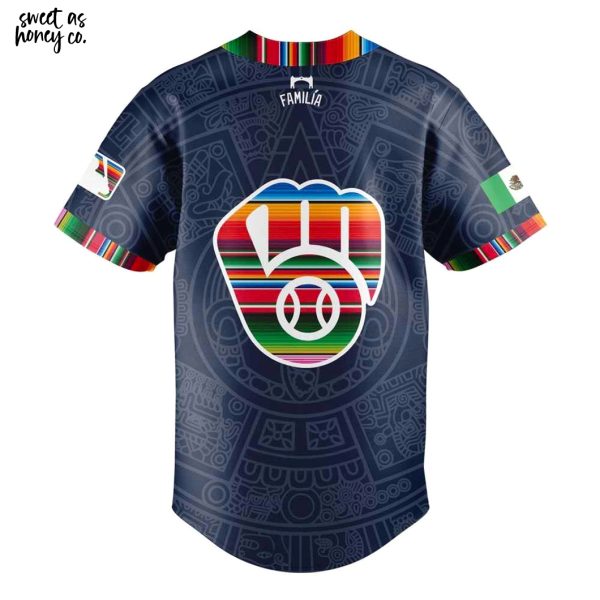 Milwaukee Brewers Mexican Heritage Month 2025 Jersey