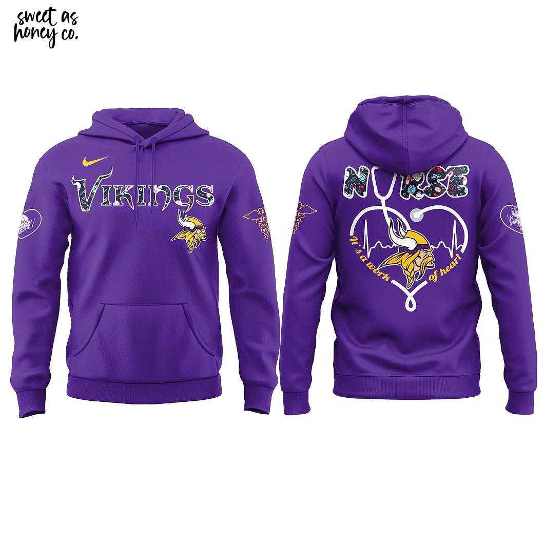 Minnesota Vikings x Nurses Night 2025 Special Hoodie Minnesota Vikings x Nurses Night 2025 Special Hoodie
