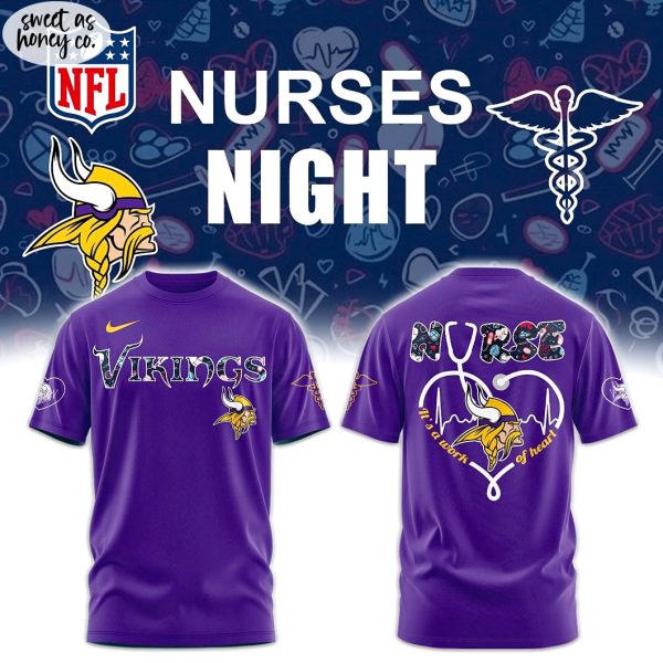 Minnesota Vikings x Nurses Night 2025 T-Shirt