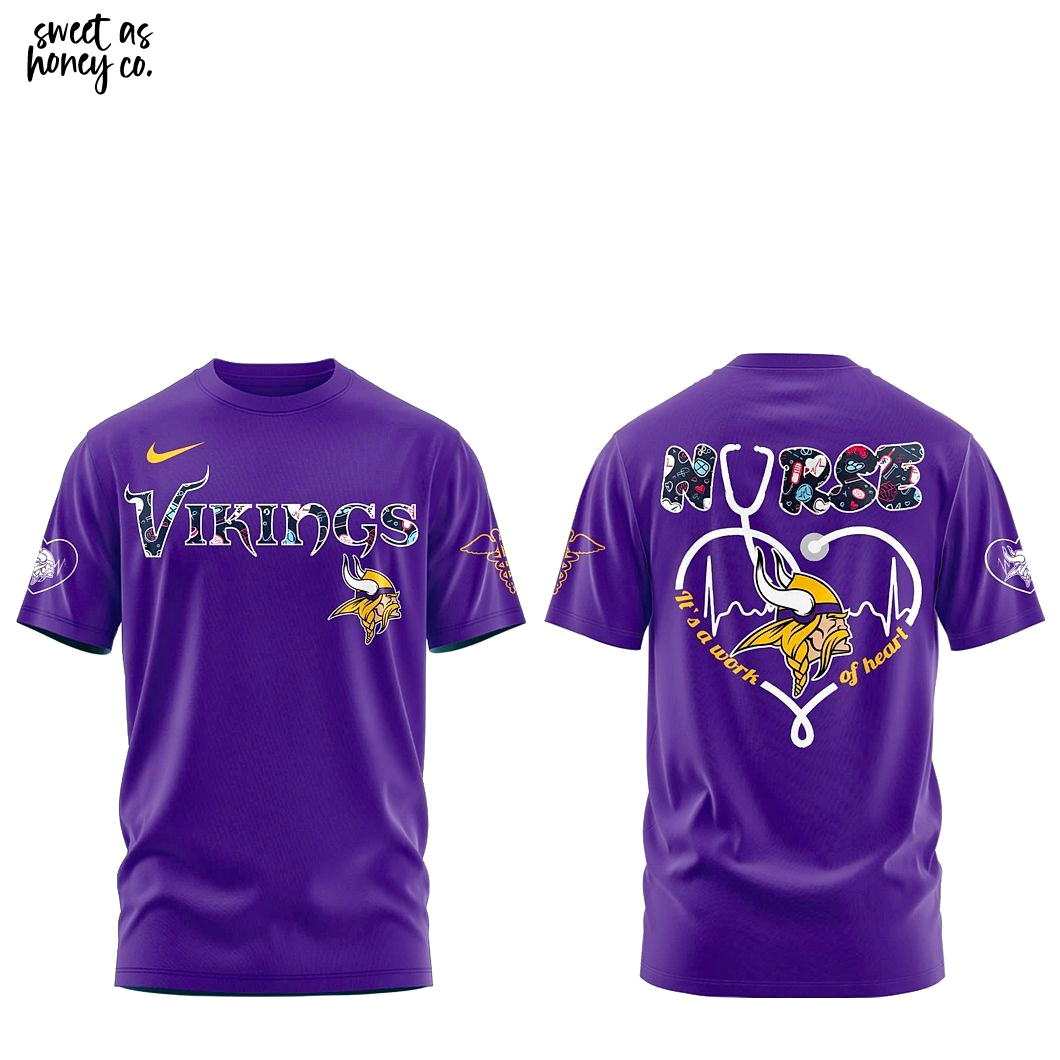 Minnesota Vikings x Nurses Night 2025 T-Shirt Minnesota Vikings x Nurses Night 2025 T-Shirt