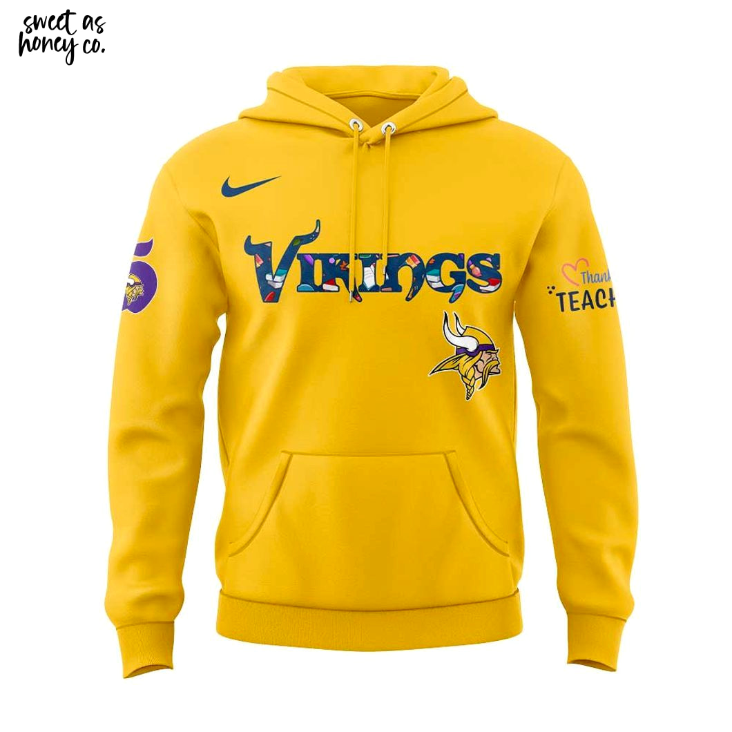 Minnesota Vikings x Teacher Appreciation 2025 Hoodie Minnesota Vikings x Teacher Appreciation 2025 Hoodie
