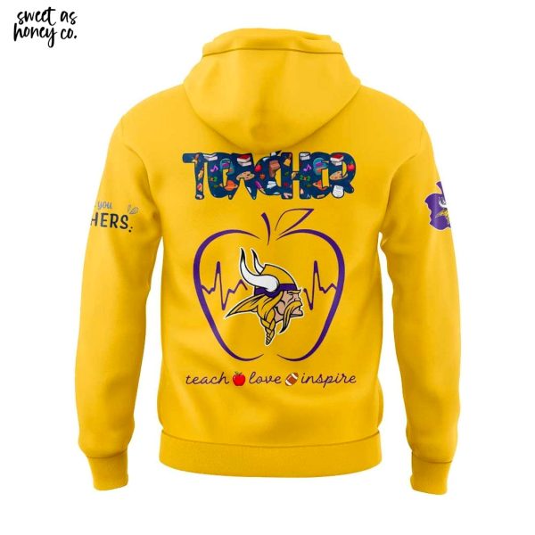 Minnesota Vikings x Teacher Appreciation 2025 Hoodie