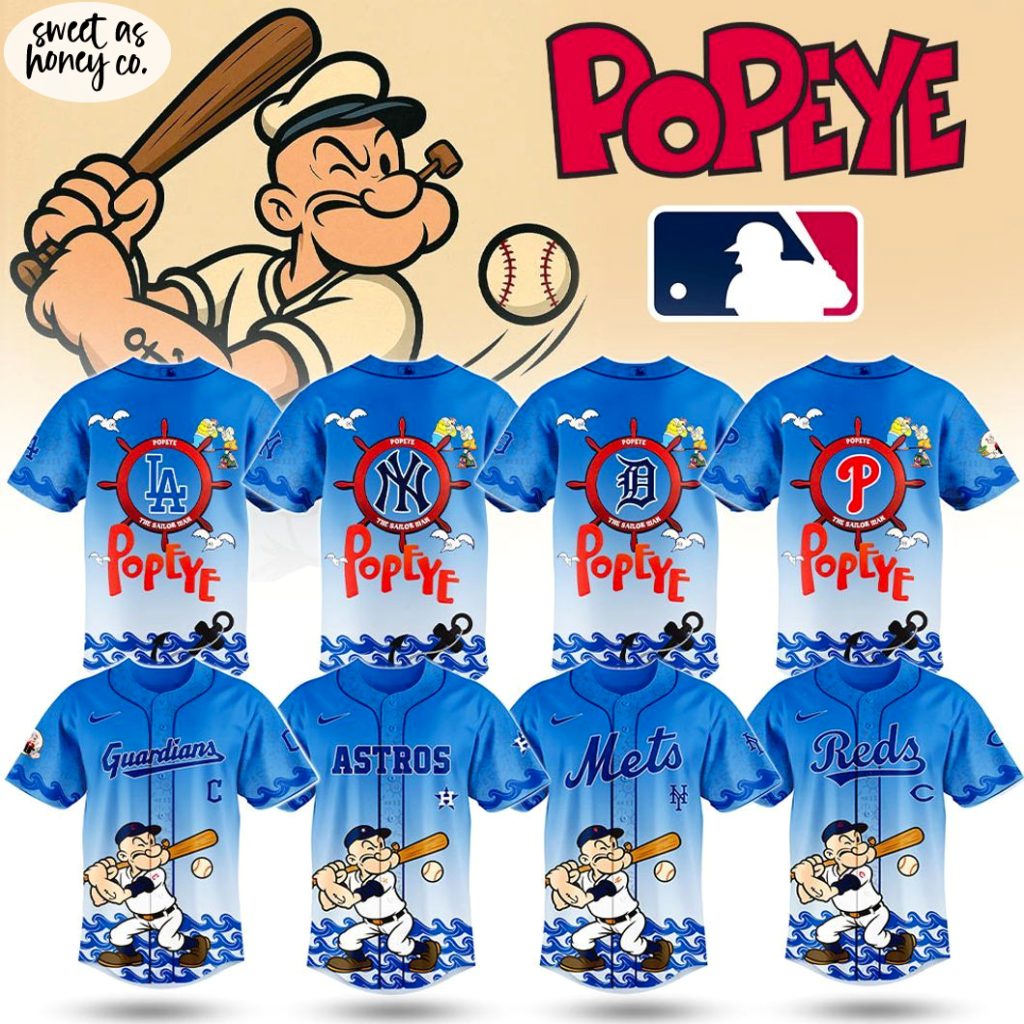 mlb popeye baseball jersey special 2025jpg
