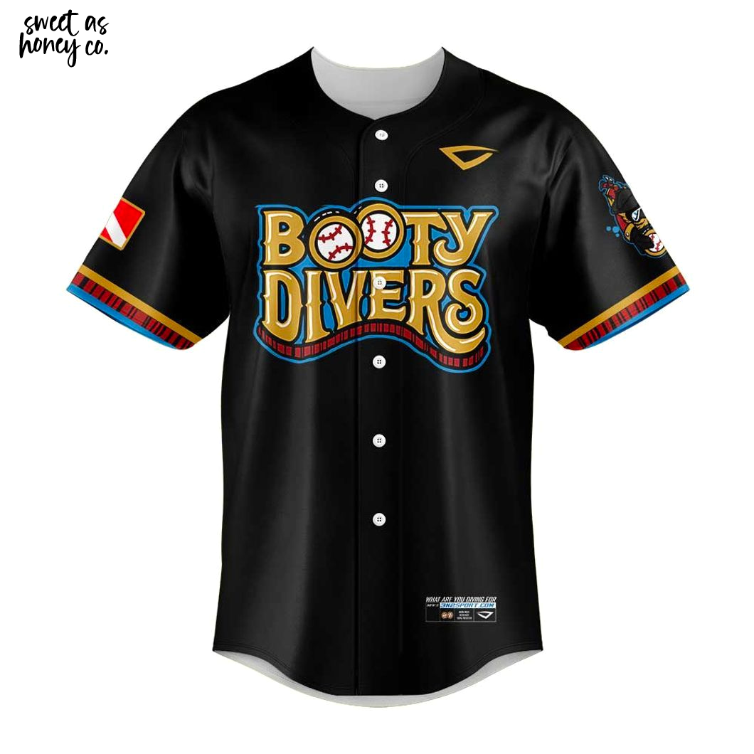 Morehead City Marlins x Booty Divers 2025 Baseball Jersey Morehead City Marlins x Booty Divers 2025 Baseball Jersey