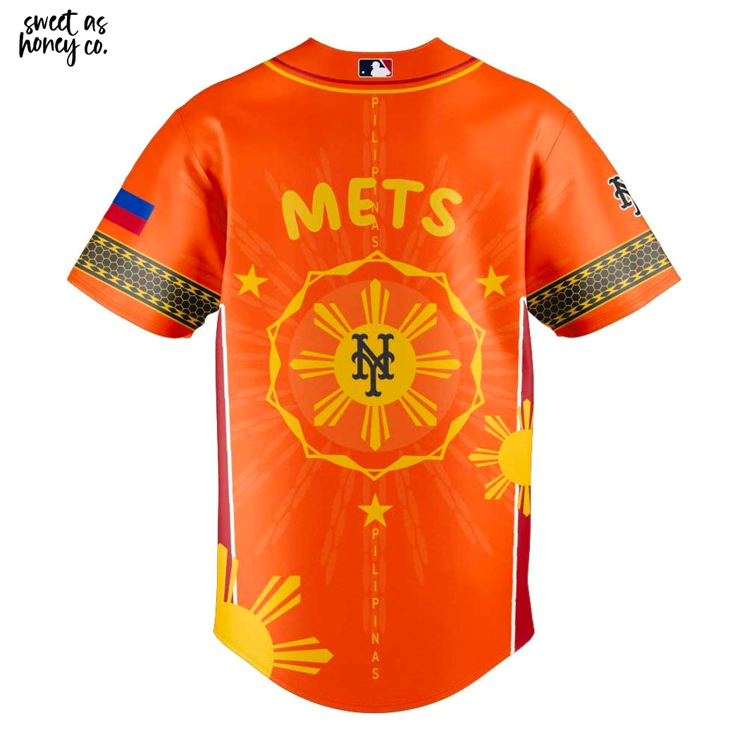 New York Mets Filipino Heritage Night 2025 Orange Special Jersey New York Mets Filipino Heritage Night 2025 Orange Special Jersey