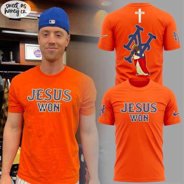 New York Mets Jesus Won New Edition 2025 T-Shirt