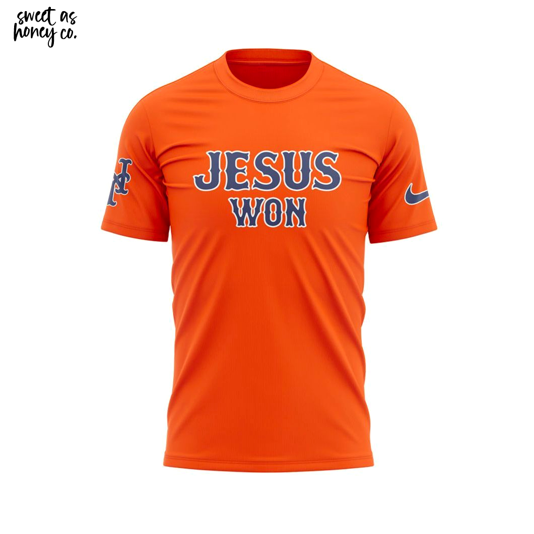 New York Mets Jesus Won New Edition 2025 T-Shirt New York Mets Jesus Won New Edition 2025 T-Shirt