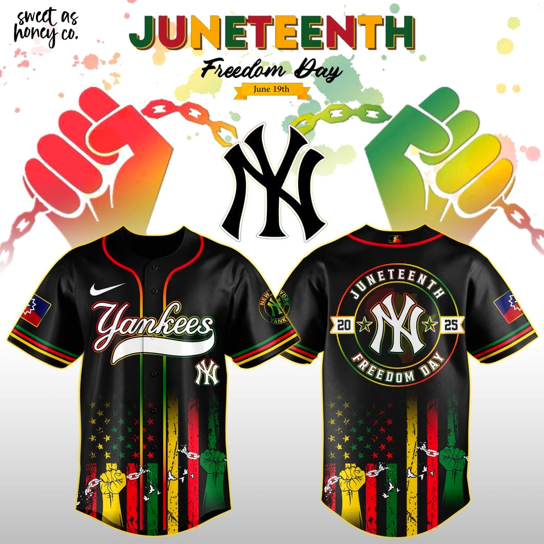 New York Yankees Juneteenth Day Jersey 2025 Jersey New York Yankees Juneteenth Day Jersey 2025 Jersey