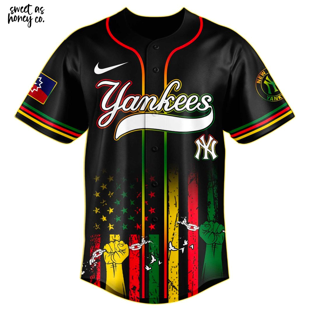 New York Yankees Juneteenth Day Jersey 2025 Jersey New York Yankees Juneteenth Day Jersey 2025 Jersey