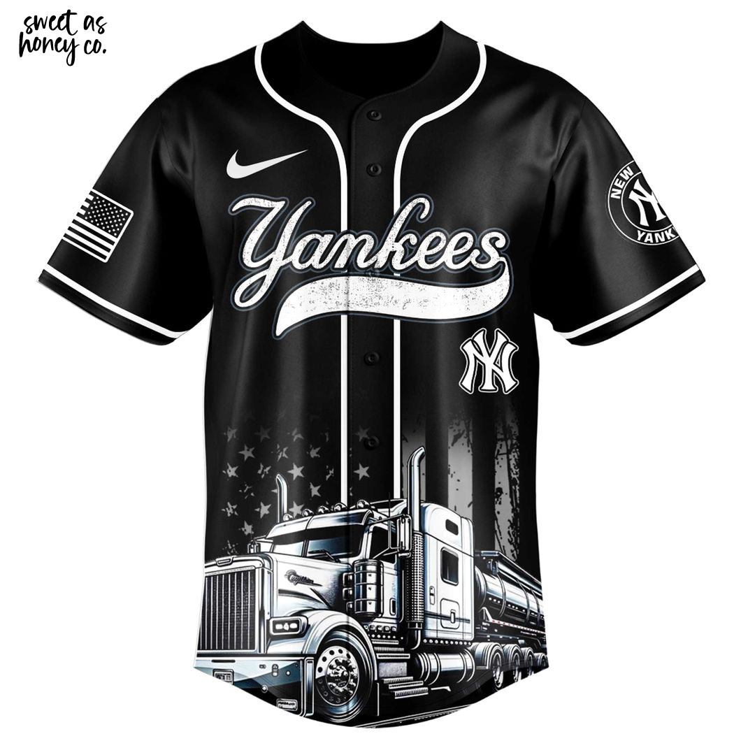 New York Yankees MLB X Nation Truck Driver Appreciation Week 2025 Special Jersey New York Yankees MLB X Nation Truck Driver Appreciation Week 2025 Special Jersey