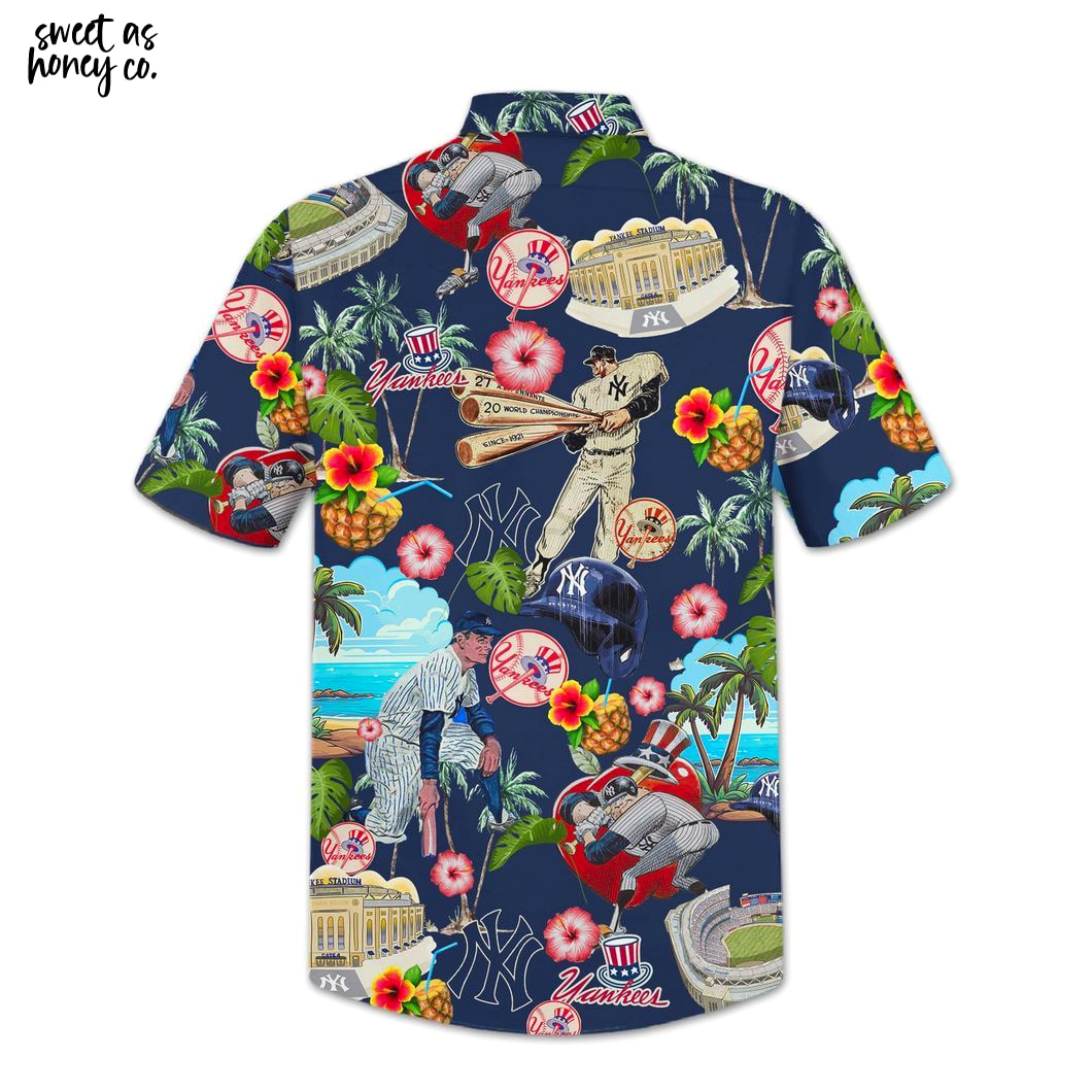 New York Yankees Summer Fresh Hawaiian Shirt New York Yankees Summer Fresh Hawaiian Shirt