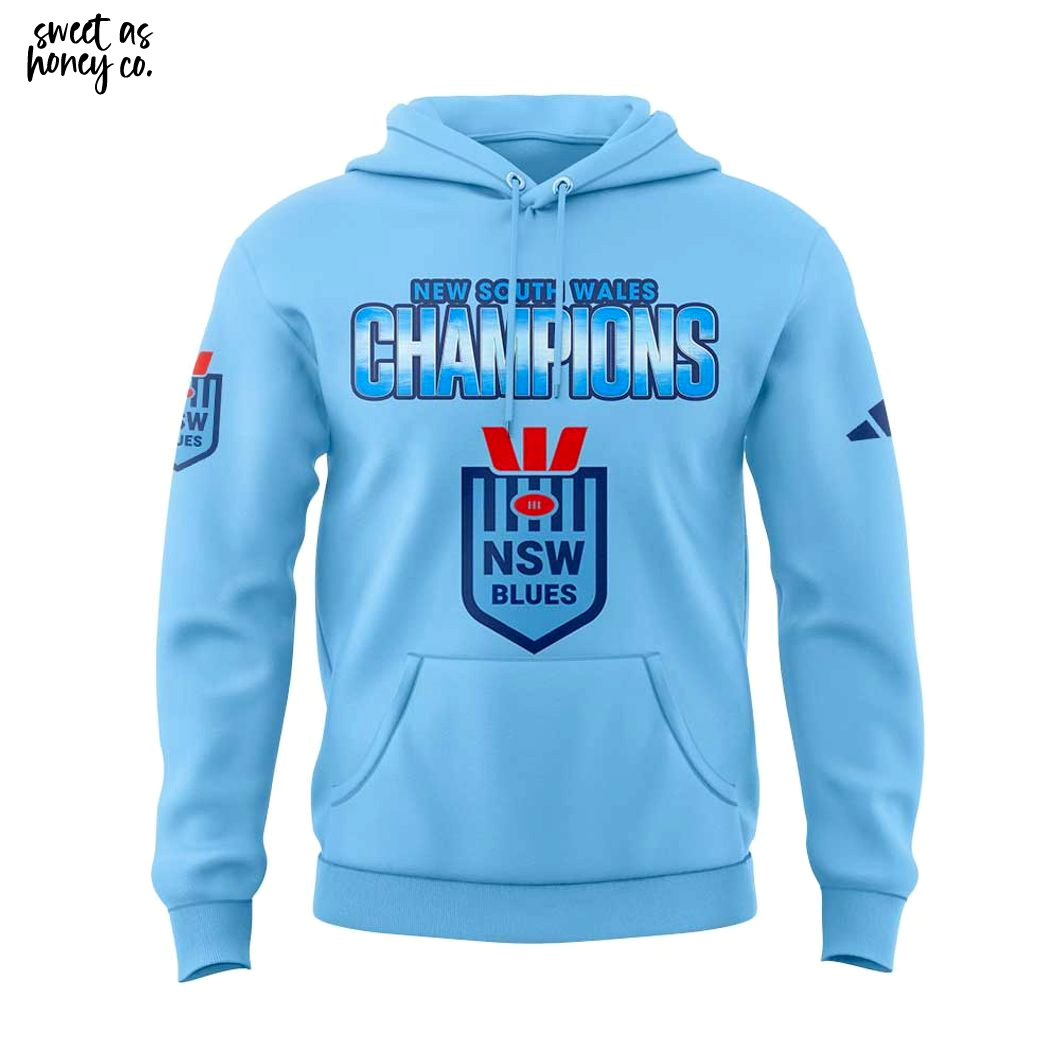 NSW Blues 2025 Champions Hoodie NSW Blues 2025 Champions Hoodie