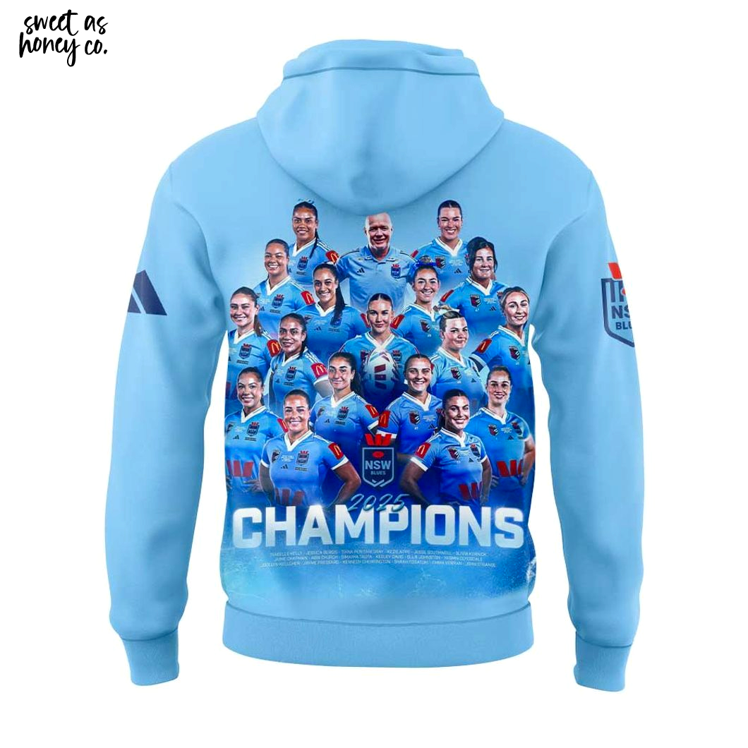 NSW Blues 2025 Champions Hoodie NSW Blues 2025 Champions Hoodie
