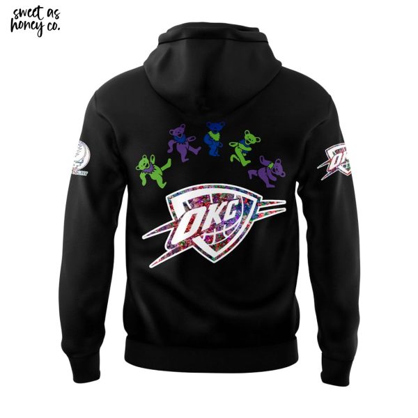 Oklahoma City Thunder Grateful Dead 60th Anniversary 2025 Special Hoodie