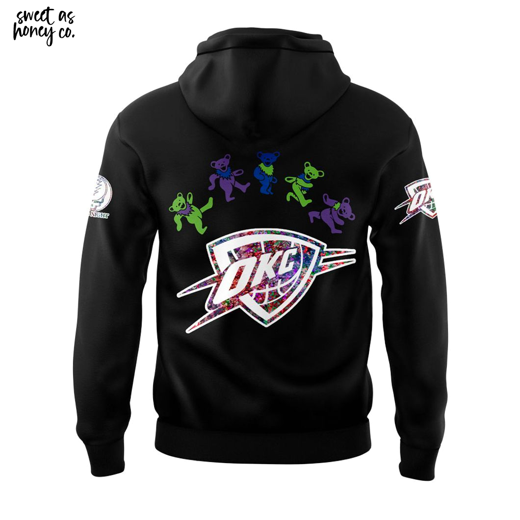 Oklahoma City Thunder Grateful Dead 60th Anniversary 2025 Special Hoodie Oklahoma City Thunder Grateful Dead 60th Anniversary 2025 Special Hoodie