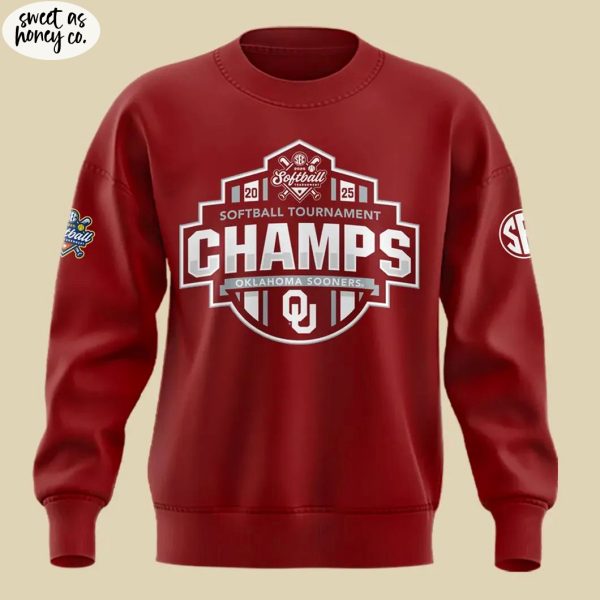 Oklahoma Sooners 2025 SEC Softball Conference Tournament Champions Special Sweatshirt