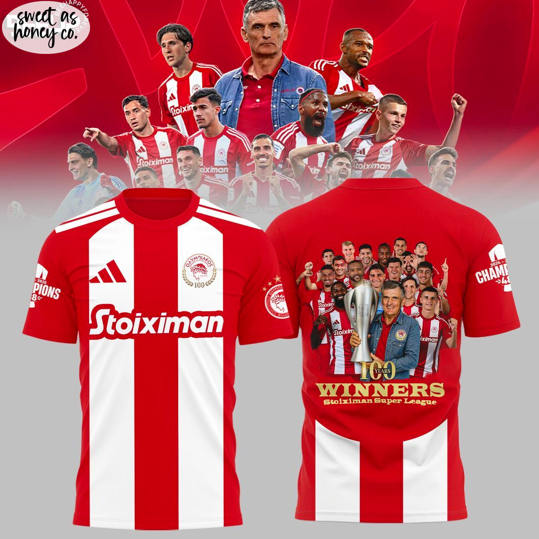 Olympiacos FC Champion 2025 Winner Hoodie Olympiacos FC Champion 2025 Winner Hoodie