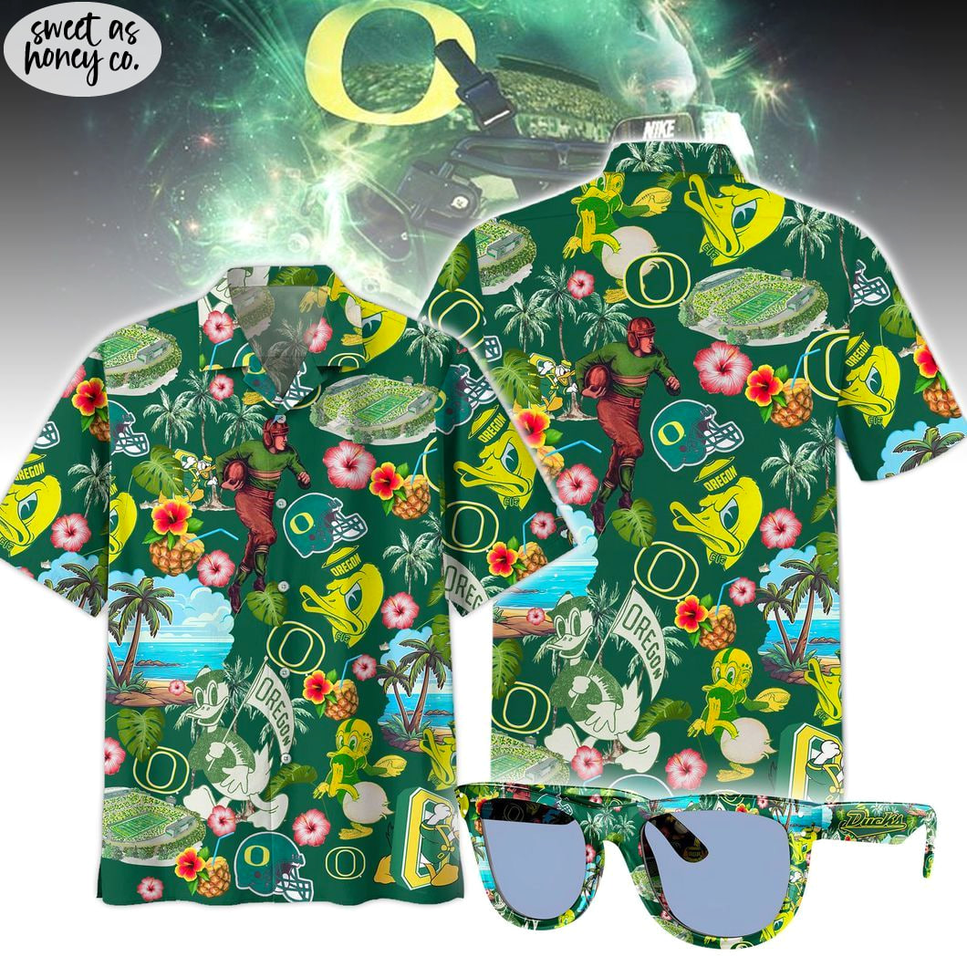 Oregon Ducks Refresh Beach Hawaiian Shirt Oregon Ducks Refresh Beach Hawaiian Shirt