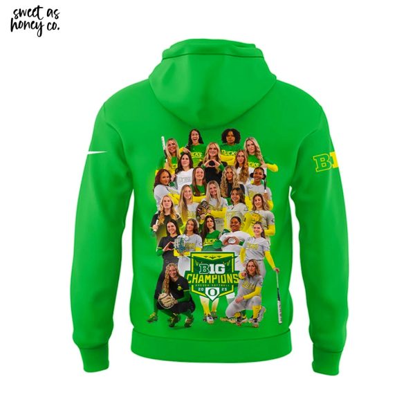 Oregon Softball x Big10 Champions 2025 Hoodie
