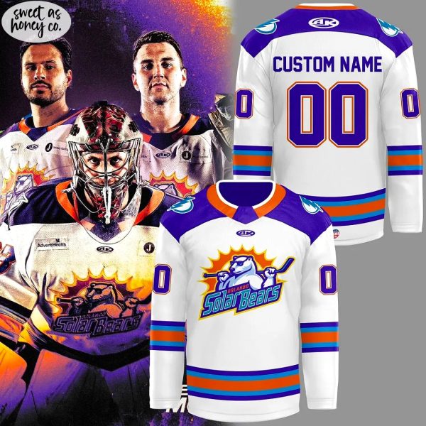 Orlando Solar Bears 2025 New Edition Hockey Jersey