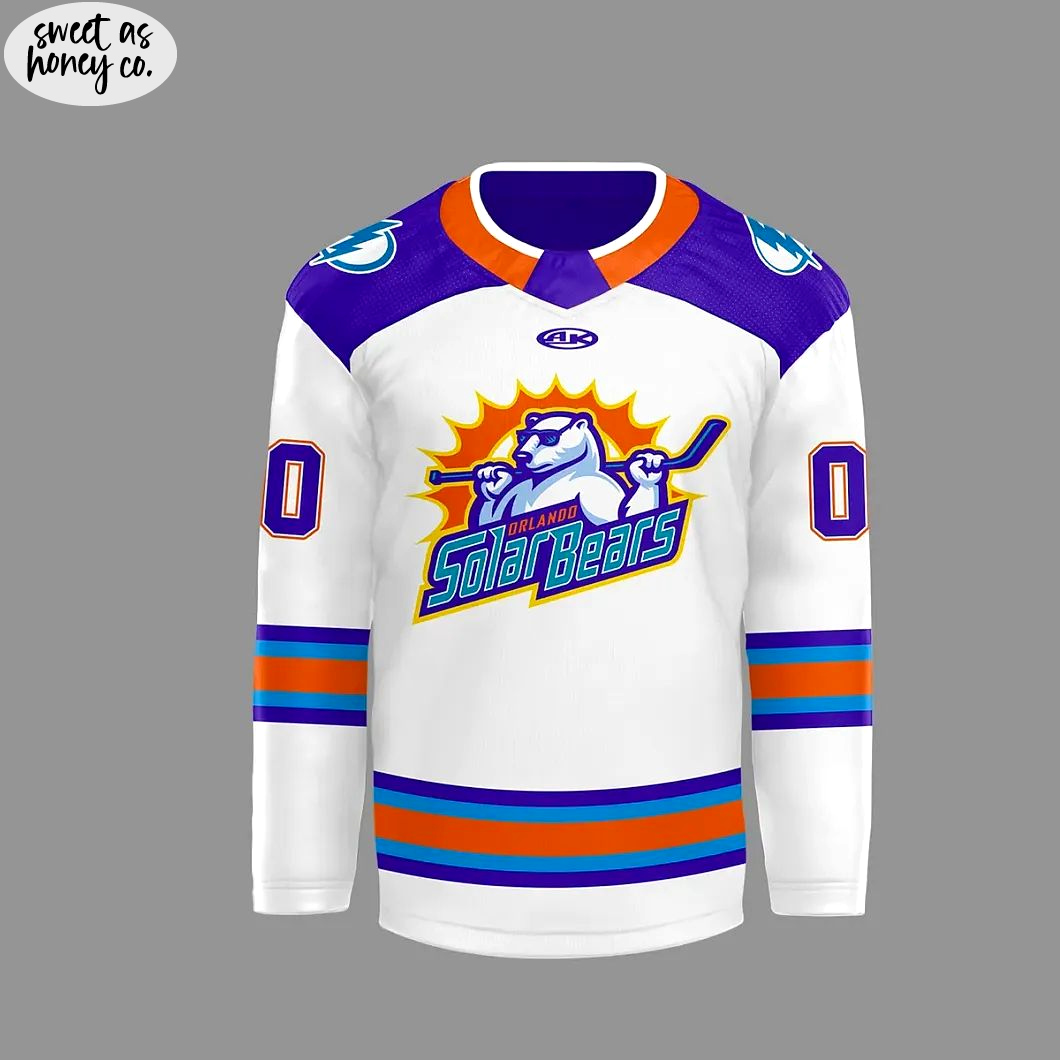 Orlando Solar Bears 2025 New Edition Hockey Jersey Orlando Solar Bears 2025 New Edition Hockey Jersey