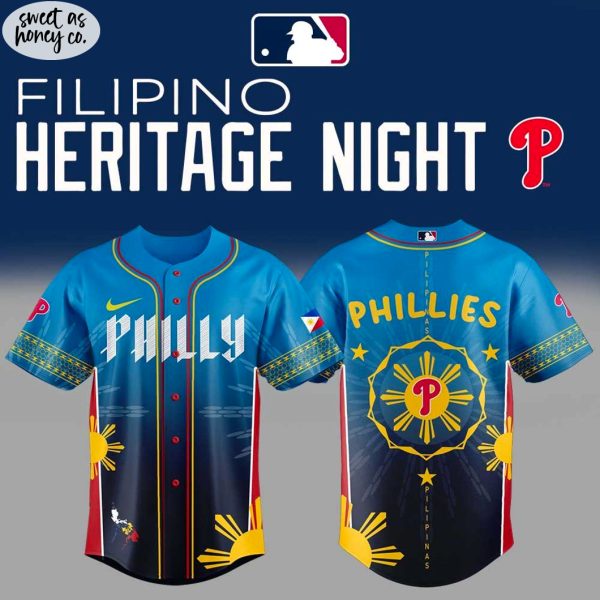 Philadelphia Phillies Filipino Heritage Night 2025 Special Teams Jersey