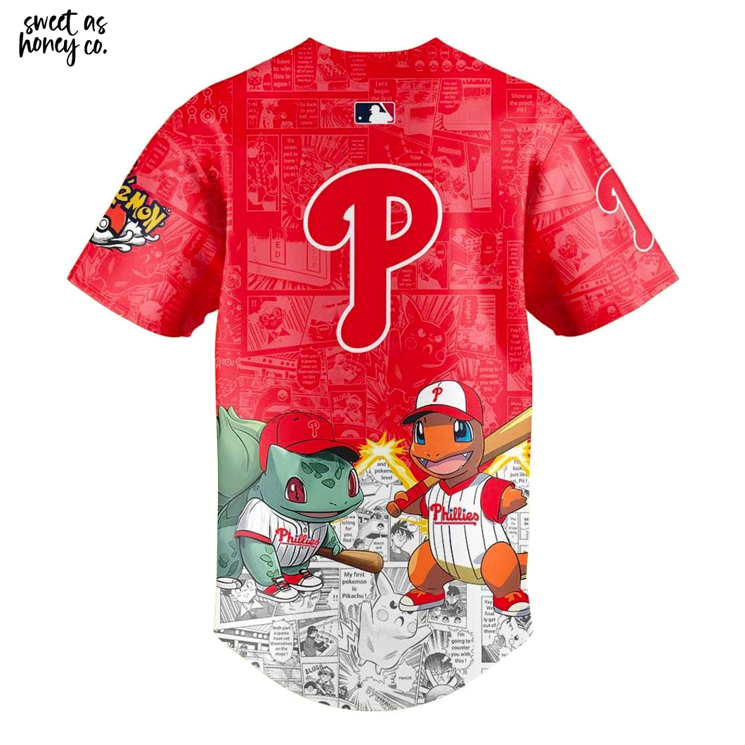 Philadelphia Phillies x Pokémon Limited Edition 2025 Baseball Jersey Philadelphia Phillies x Pokémon Limited Edition 2025 Baseball Jersey