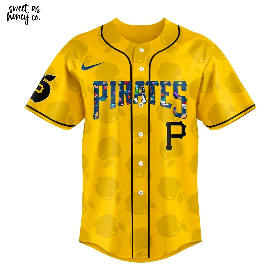 Pittsburgh Pirates Teacher Appreciation 2025 New Yellow Jersey Pittsburgh Pirates Teacher Appreciation 2025 New Yellow Jersey
