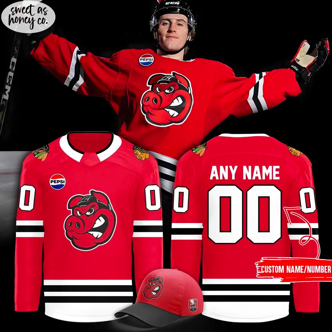 Rockford IceHogs 2025 Special Edition Hockey Jersey Rockford IceHogs 2025 Special Edition Hockey Jersey