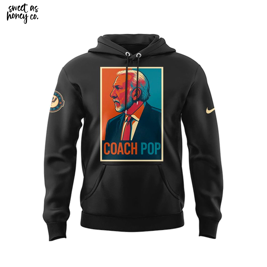 San Antonio Spurs x Coach Pop 2025 Hoodie San Antonio Spurs x Coach Pop 2025 Hoodie