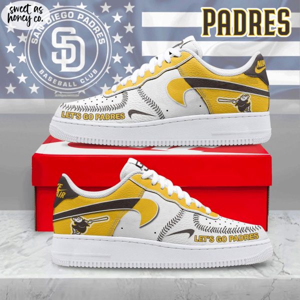 San Diego Padres 2025 Let Go Padres Air Force 1