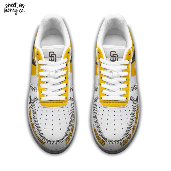 San Diego Padres 2025 Let Go Padres Air Force 1