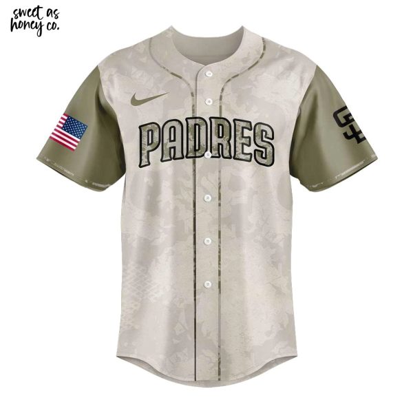 San Diego Padres Armed Forces Day 2025 Special Jersey