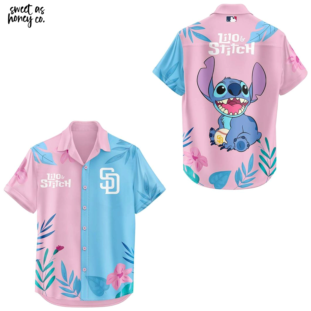 San Diego Padres x Lilo & Stitch 2025 For Fans Hawaiian Shirt San Diego Padres x Lilo & Stitch 2025 For Fans Hawaiian Shirt
