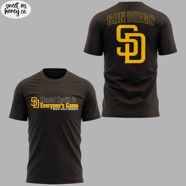 San Diego Padres x Mental Health Awareness Month 2025 Special T-Shirt