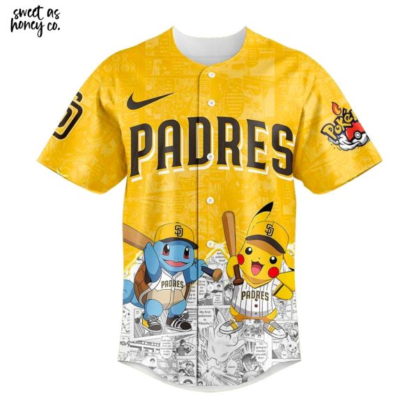 San Diego Padres x Pokémon Limited Edition 2025 Baseball Jersey