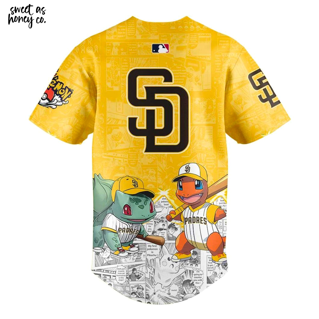San Diego Padres x Pokémon Limited Edition 2025 Baseball Jersey San Diego Padres x Pokémon Limited Edition 2025 Baseball Jersey