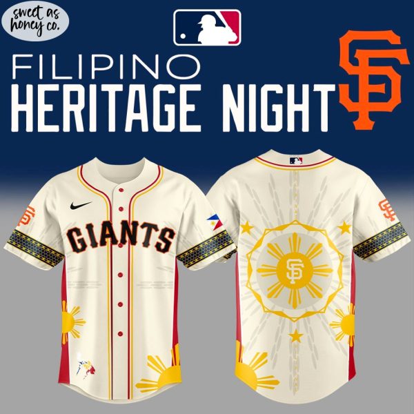 San Francisco Giants Filipino Heritage Night 2025 Cream Jersey