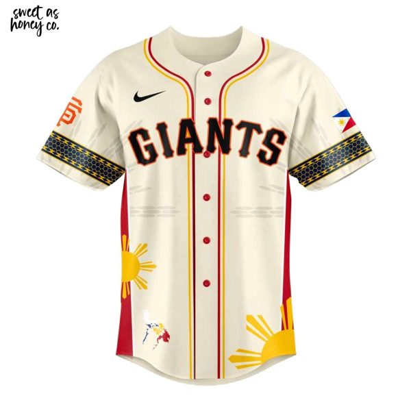 San Francisco Giants Filipino Heritage Night 2025 Cream Jersey