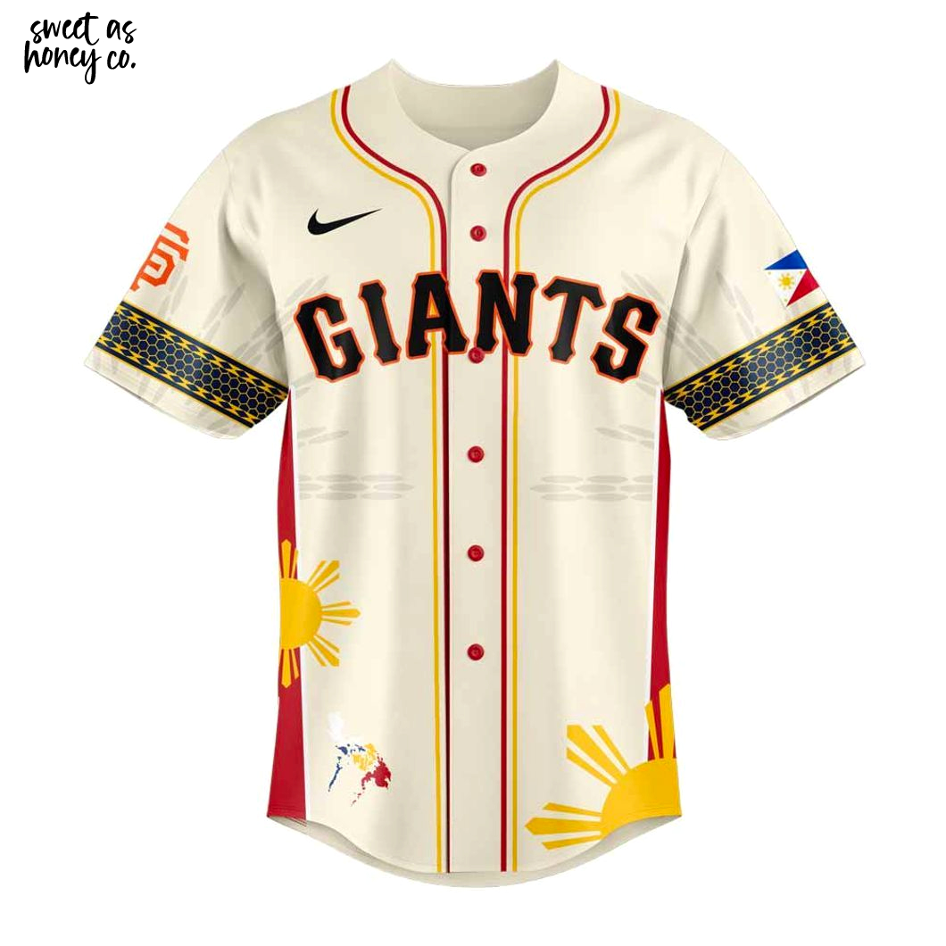 San Francisco Giants Filipino Heritage Night 2025 Cream Jersey San Francisco Giants Filipino Heritage Night 2025 Cream Jersey