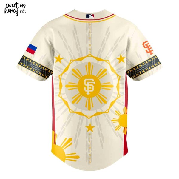 San Francisco Giants Filipino Heritage Night 2025 Cream Jersey