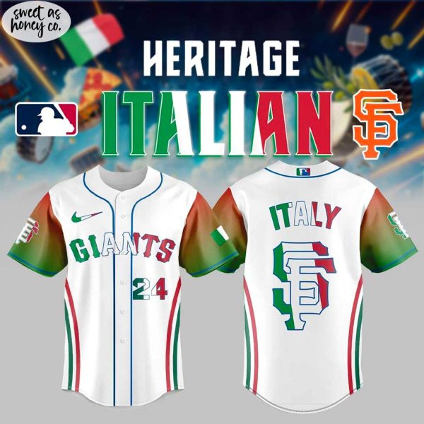 San Francisco Giants Italian Heritage Night 2025 Jersey