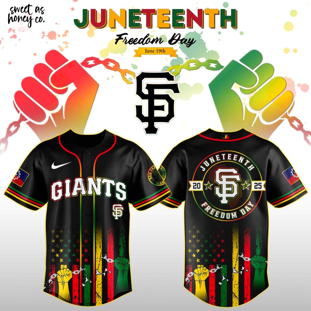 San Francisco Giants Juneteenth Day Jersey 2025 Jersey San Francisco Giants Juneteenth Day Jersey 2025 Jersey