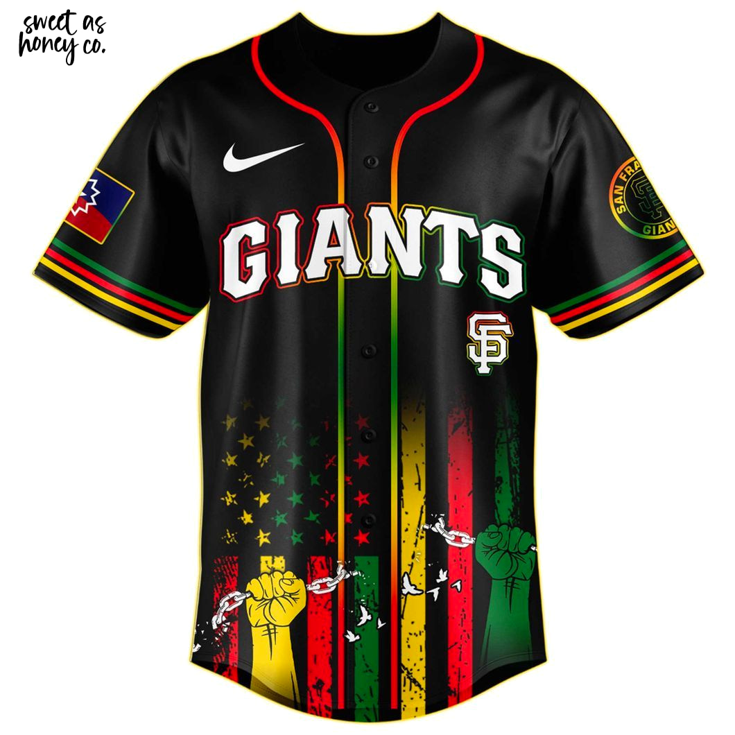 San Francisco Giants Juneteenth Day Jersey 2025 Jersey San Francisco Giants Juneteenth Day Jersey 2025 Jersey