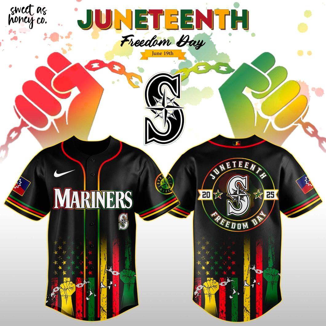 Seattle Mariners Juneteenth Day Jersey 2025 Jersey Seattle Mariners Juneteenth Day Jersey 2025 Jersey