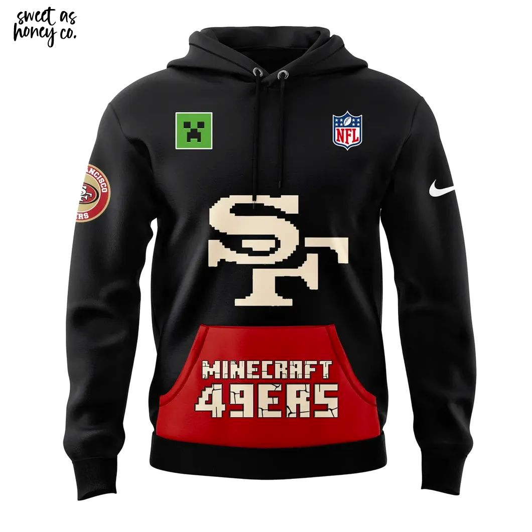 SF 49ers 2025 Minecraft Game Hoodie SF 49ers 2025 Minecraft Game Hoodie